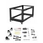 StarTech.com 4-Post 8U Mobiel Open Frame Server Rack, 19" Patchkast met Wielen en 4 Stijlen, Kleine Serverkast met Verstelbare Diepte voor Computer / AV / Netwerk Apparatuur - Wielen, Stelvoeten of Vloermontage (4POSTRACK8U) thumbnail