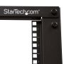 StarTech.com 4-Post 8U Mobiel Open Frame Server Rack, 19" Patchkast met Wielen en 4 Stijlen, Kleine Serverkast met Verstelbare Diepte voor Computer / AV / Netwerk Apparatuur - Wielen, Stelvoeten of Vloermontage (4POSTRACK8U) thumbnail