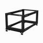 StarTech.com 4-Post 8U Mobiel Open Frame Server Rack, 19" Patchkast met Wielen en 4 Stijlen, Kleine Serverkast met Verstelbare Diepte voor Computer / AV / Netwerk Apparatuur - Wielen, Stelvoeten of Vloermontage (4POSTRACK8U) thumbnail