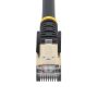 StarTech.com 0,5m zwart Cat6a Ethernet netwerkkabel shielded (STP) Cat6a patchkabel Cat 6a (6ASPAT50CMBK) thumbnail