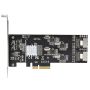 StarTech.com 8 Port SATA PCIe Kaart, PCI Express 6Gbps SATA Uitbreidingkaart met 4 Host Controllers, SATA PCIe Controller Kaart, PCI-e x4 Gen 2 naar SATA III, SATA HDD/SSD (8P6G-PCIE-SATA-CARD) thumbnail