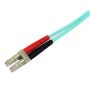 StarTech.com 5m LC/UPC naar SC/UPC OM3 Multimode Glasvezel Netwerkkabel, Full Duplex 50/125µm Zipcord Fiber, 100G Netwerken, LOMMF/VCSEL, <0.3dB Low Insertion Loss, LSZH Fiber Optic Patch Kabel (A50FBLCSC5) thumbnail