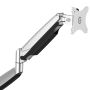 StarTech.com Monitor Arm voor VESA Scherm tot 34" (9kg), Robuuste Ergonomische Monitor Beugel, Full Motion Monitorsteun, Verstelbare Hoogte, Scharnierend, Aluminium, C-Klem/Doorvoertule, Zilver (ARMPIVOTHD) thumbnail