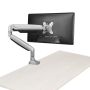 StarTech.com Monitor Arm voor VESA Scherm tot 34" (9kg), Robuuste Ergonomische Monitor Beugel, Full Motion Monitorsteun, Verstelbare Hoogte, Scharnierend, Aluminium, C-Klem/Doorvoertule, Zilver (ARMPIVOTHD) thumbnail