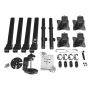 StarTech.com Quad Monitor Arm voor VESA Schermen tot 27" (8kg), 2x2 Configuratie, Verstelbare Hoogte, Scharnierende Monitorsteun met Verticale Arm, Draaien/Kantelen/Zwenken, Bureauklem/Doorvoertule (ARMQUAD) thumbnail