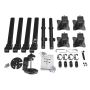 StarTech.com Quad Monitor Arm voor VESA Schermen tot 27" (8kg), 2x2 Configuratie, Verstelbare Hoogte, Scharnierende Monitorsteun met Verticale Arm, Draaien/Kantelen/Zwenken, Bureauklem/Doorvoertule (ARMQUAD) thumbnail