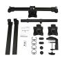 StarTech.com Triple Monitor Arm, Ergonomische VESA Monitor Beugel voor 3 Schermen tot 27", Scharnierend en in Hoogte Verstelbaar langs Verticale Arm, Kantelen/Zwenken/Roteren, Bureauklem/Doorvoertule (ARMTRIO) thumbnail