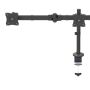 StarTech.com Triple Monitor Arm, Ergonomische VESA Monitor Beugel voor 3 Schermen tot 27", Scharnierend en in Hoogte Verstelbaar langs Verticale Arm, Kantelen/Zwenken/Roteren, Bureauklem/Doorvoertule (ARMTRIO) thumbnail