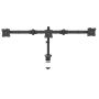 StarTech.com Triple Monitor Arm, Ergonomische VESA Monitor Beugel voor 3 Schermen tot 27", Scharnierend en in Hoogte Verstelbaar langs Verticale Arm, Kantelen/Zwenken/Roteren, Bureauklem/Doorvoertule (ARMTRIO) thumbnail