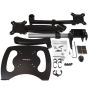 StarTech.com Monitor arm met laptop standaard- One-Touch verstelbare hoogte (ARMUNONB) thumbnail