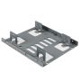 StarTech.com Dubbele 2,5 inch naar 3,5 inch HDD-steun voor SATA harde schijven 2,5 inch naar 3,5 inch steun met 2 schijven voor montagebay (BRACKET25X2) thumbnail