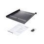StarTech.com 1U Server Rack Schap - Universele Geventileerde Rack Mount Cantilever Shelf voor 19" Netwerk Kast & Apparatuur - Heavy Duty Staal - Capaciteit 20kg - Diepte 41cm (16”) - Zwart (CABSHELF116V) thumbnail