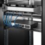 StarTech.com 1U Server Rack Schap - Universele Geventileerde Rack Mount Cantilever Shelf voor 19" Netwerk Kast & Apparatuur - Heavy Duty Staal - Capaciteit 20kg - Diepte 41cm (16”) - Zwart (CABSHELF116V) thumbnail
