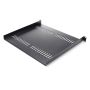 StarTech.com 1U Server Rack Schap - Universele Geventileerde Rack Mount Cantilever Shelf voor 19" Netwerk Kast & Apparatuur - Heavy Duty Staal - Capaciteit 20kg - Diepte 41cm (16”) - Zwart (CABSHELF116V) thumbnail