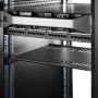 StarTech.com 1U Server Rack Schap - Universele Geventileerde Rack Mount Cantilever Shelf voor 19" Netwerk Kast & Apparatuur - Heavy Duty Staal - Capaciteit 20kg - Diepte 41cm (16”) - Zwart (CABSHELF116V) thumbnail