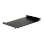 StarTech.com 1U Server Rack Schap - Universele Rack Mount Cantilever Shelf voor 19" Netwerk Kast & Apparatuur - Heavy Duty Staal - Capaciteit 20kg - Diepte 25cm (10”) - Zwart (CABSHELF1U10) thumbnail