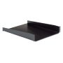 StarTech.com 2U Server Rack Schap - Universele Rack Mount Cantilever Shelf voor 19" Netwerk Kast & Apparatuur - Heavy Duty Staal - Capaciteit 23kg - Diepte 55cm (22”) - Zwart (CABSHELF22) thumbnail