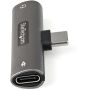 StarTech.com USB-C Audio & Oplaadadapter - USB-C Audio Adapter met 3.5mm TRRS Koptelefoon/Headset Jack en 60W USB Type-C Power Delivery Pass-through - Voor USB-C Telefoon/Tablet/Laptop (CDP235APDM) thumbnail