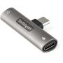 StarTech.com USB-C Audio & Oplaadadapter - USB-C Audio Adapter met 3.5mm TRRS Koptelefoon/Headset Jack en 60W USB Type-C Power Delivery Pass-through - Voor USB-C Telefoon/Tablet/Laptop (CDP235APDM) thumbnail