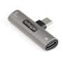 StarTech.com USB-C Audio & Oplaadadapter - USB-C Audio Adapter met USB-C Koptelefoon/Headset Poort en 60W USB Type-C Power Delivery Pass-through - Voor USB-C Telefoon/Tablet/Laptop (CDP2CAPDM) thumbnail