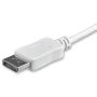 StarTech.com 1 m USB-C naar DisplayPort kabel 4K 60Hz wit (CDP2DPMM1MW) thumbnail