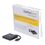 StarTech.com USB-C multiport adapter met HDMI USB 3.0 poort 60W PD zwart (CDP2HDUACP) thumbnail