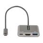 StarTech.com USB C Multiport Adapter, USB-C naar HDMI 4K Video, 100W PD Pass-Through, USB 3.0 Hub 5Gbps (1xType-C/1xA), USB-C Mini Dock, USB-C Travel Dock, Draagbaar Laptop Docking Station (CDP2HDUACP2) thumbnail