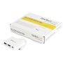 StarTech.com USB-C multiport adapter met HDMI USB 3.0 poort 60W PD wit (CDP2HDUACPW) thumbnail