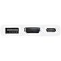 StarTech.com USB-C multiport adapter met HDMI USB 3.0 poort 60W PD wit (CDP2HDUACPW) thumbnail