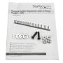 StarTech.com Verticale kabelmanager met D-ring haken 0U 91 cm (CMVER20UD) thumbnail