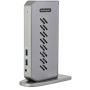 StarTech.com USB-C USB-A Dock - Hybride Universeel USB 3.0 Docking Station voor USB-C of USB-A Laptop - Dual Monitor 4K 60Hz HDMI/DisplayPort - 6x USB-A, GbE - USB 3.1 Gen 1 - Windows/Mac (DK30A2DHUUE) thumbnail