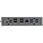 StarTech.com USB-C USB-A Dock - Hybride Universeel USB 3.0 Docking Station voor USB-C of USB-A Laptop - Dual Monitor 4K 60Hz HDMI/DisplayPort - 6x USB-A, GbE - USB 3.1 Gen 1 - Windows/Mac thumbnail