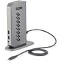 StarTech.com USB-C USB-A Dock - Hybride Universeel USB 3.0 Docking Station voor USB-C of USB-A Laptop - Dual Monitor 4K 60Hz HDMI/DisplayPort - 6x USB-A, GbE - USB 3.1 Gen 1 - Windows/Mac thumbnail