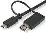StarTech.com USB-C & USB-A Dock, Hybride Universeel Laptop Docking Station met Dual Monitor 4K60Hz HDMI & DisplayPort, USB 3.1 Gen 1 Hub, GbE, 60W Power Delivery, Windows, Mac & Chrome (DK30C2DPPDUE) thumbnail
