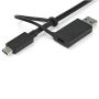 StarTech.com USB-C & USB-A Dock, Hybride Universeel Laptop Docking Station met Dual Monitor 4K60Hz HDMI & DisplayPort, USB 3.1 Gen 1 Hub, GbE, 60W Power Delivery, Windows, Mac & Chrome (DK30C2DPPDUE) thumbnail