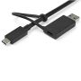 StarTech.com Universele Laptop Docking Station, Hybrid USB-C & USB-A Dock, Dual 4K DP & HDMI, 60W PD, Mac / Windows / Chrome OS, 4x USB 5Gbps Hub, GbE (DK30C2DPPDUE) thumbnail
