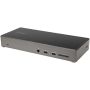StarTech.com USB C Dock - Triple 4K Monitor USB Type-C Docking Station - 100W Power Delivery - DP 1.4 Alt Mode & DSC, 2x DisplayPort 1.4/HDMI 2.0 - 6xUSB (2x 10Gbps) - Windows/Chrome (DK31C2DHSPDUE) thumbnail