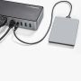 StarTech.com USB-C & USB-A Dock - Hybride Universeel Triple Monitor Laptop Docking Station DisplayPort & HDMI 4K 60Hz - 85W Power Delivery, 6x USB Hub, GbE, Audio - USB 3.1 Gen 2 10Gbps (DK31C3HDPDUE) thumbnail