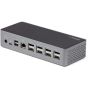 StarTech.com USB-C Dock, 4K 60Hz Quad Monitor DisplayPort & HDMI, Universeel USB Type-C Docking Station met 100W Power Delivery, USB Hub met 1x USB Type-C & 3x USB-A, Ethernet, Audio (DK31C4DPPDUE) thumbnail