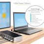 StarTech.com USB-C Dock, 4K 60Hz Quad Monitor DisplayPort & HDMI, Universeel USB Type-C Docking Station met 100W Power Delivery, USB Hub met 1x USB Type-C & 3x USB-A, Ethernet, Audio (DK31C4DPPDUE) thumbnail