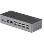 StarTech.com USB-C Dock, 4K 60Hz Quad Monitor DisplayPort & HDMI, Universeel USB Type-C Docking Station met 100W Power Delivery, USB Hub met 1x USB Type-C & 3x USB-A, Ethernet, Audio (DK31C4DPPDUE) thumbnail