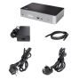 StarTech.com USB-C Dock, 4K 60Hz Quad Monitor DisplayPort & HDMI, Universeel USB Type-C Docking Station met 100W Power Delivery, USB Hub met 1x USB Type-C & 3x USB-A, Ethernet, Audio (DK31C4DPPDUE) thumbnail