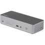 StarTech.com USB-C Dock, 4K 60Hz Quad Monitor DisplayPort & HDMI, Universeel USB Type-C Docking Station met 100W Power Delivery, USB Hub met 1x USB Type-C & 3x USB-A, Ethernet, Audio (DK31C4DPPDUE) thumbnail