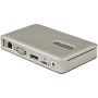 StarTech.com USB C Dock, USB-C naar DisplayPort 4K 30Hz of VGA, 65W USB Power Delivery Lader, 4 Port USB 3.1 Gen 1 Hub, Universele USB-C Laptop Docking Station met Ethernet (DKM30CHDPDUE) thumbnail