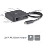 StarTech.com USB C Multiport Adapter, USB-C Travel Dock met 4K HDMI Video, Gigabit Ethernet, USB 3.0 Hub (1x USB-A 1x USB-C), USB Type-C Mini Laptop Docking Station, Thunderbolt 3 Compatibel (DKT30CHD) thumbnail