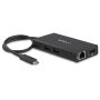 StarTech.com USB-C Multiport Adapter, USB-C Travel Dock met 4K HDMI, 60W Power Delivery Passthrough, GbE, 2pt USB-A 3.0 Hub, USB Type-C Mini Laptop Docking Station, Thunderbolt 3 Compatibel (DKT30CHPD) thumbnail