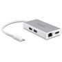 StarTech.com USB-C Multiport Adapter, USB-C Travel Dock met 4K HDMI, 60W Power Delivery Passthrough, GbE, 2pt USB-A 3.0 Hub, USB Type-C Mini Laptop Docking Station, Wit (DKT30CHPDW) thumbnail