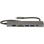 StarTech.com USB C Multiport Adapter - USB-C naar 4K 60Hz HDMI 2.0, 100W Power Delivery Pass-through, SD/MicroSD, 2-Port USB 3.0 Hub, GbE - USB Type-C Mini Dock - Lange (30cm) Kabel (DKT30CHSDPD1) thumbnail