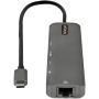 StarTech.com USB C Multiport Adapter - USB-C naar 4K 60Hz HDMI 2.0, 100W Power Delivery Pass-through, SD/MicroSD, 2-Port USB 3.0 Hub, GbE - USB Type-C Mini Dock - Lange (30cm) Kabel (DKT30CHSDPD1) thumbnail