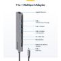 StarTech.com USB C Multiport Adapter - USB-C naar 4K 60Hz HDMI 2.0, 100W Power Delivery Pass-through, SD/MicroSD, 2-Port USB 3.0 Hub, GbE - USB Type-C Mini Dock - Lange (30cm) Kabel (DKT30CHSDPD1) thumbnail